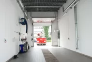 Wyciąg spalin Norfi S-5 bębnowy w remizie