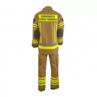 Ubranie specjalne strażackie lekkie brandbull FHR-018 gold, widok tyłem