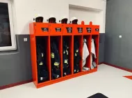 Szafa strażacka ubraniowa STR400/2b na cokole, podwójna - 8