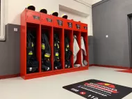Szafa strażacka ubraniowa STR400/2b na cokole, podwójna - 9