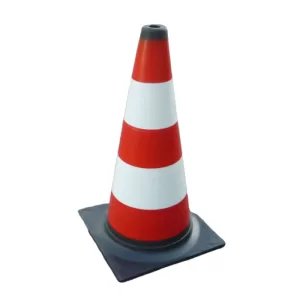 Pachołek drogowy 50 cm czerwony odblaskowy