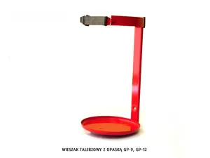 Wieszak talerzowy z opaską GP9, GP12