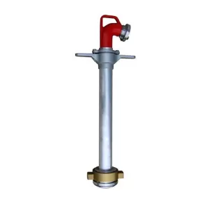 Stojak hydrantowy DN100 pojedynczy A/C (1x52), przyłącze DN100, rura DN80