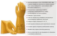 Rękawice elektroizolacyjne 5 kV ELSEC, do pracy z napięciem do 1 KV - 2