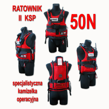 Kamizelka asekuracyjna Ratownik II KSP 50N 2014 ratownictwo wodne