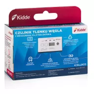 Czujnik tlenku węgla (czadu) Kidde K10LLDCO LCD (10 lat gw.) pudełko 2