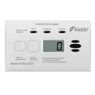 Czujnik tlenku węgla (czadu) Kidde K10LLDCO LCD (10 lat gw.) front