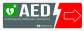 Oznakowanie AED - Tablica kierunkowa 2