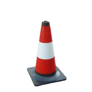 Pachołek drogowy 40 cm czerwony odblaskowy