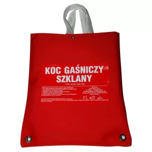 Koc gaśniczy szklany ECST 100, PN-EN 1869:2019