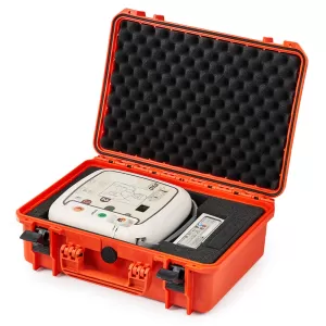 Defibrylator AED iPAD SP1 w skrzynce, z baterią i elektrodami