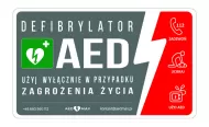 Szafka / skrzynka AIVIA 100 na defibrylator AED + alarm, wewnętrzna - 2