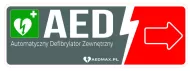Szafka / skrzynka AIVIA 100 na defibrylator AED + alarm, wewnętrzna - 4