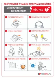 Szafka / skrzynka AIVIA 100 na defibrylator AED + alarm, wewnętrzna - 7