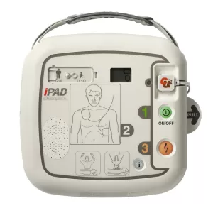 Defibrylator AED iPAD SP1 z torbą, baterią i elektrodami