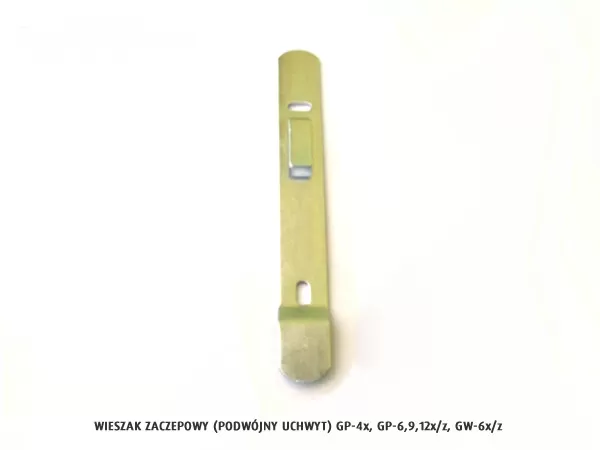 Wieszak zaczepowy (podwójny uchwyt) GP4, GP6, 9, 12, GW6