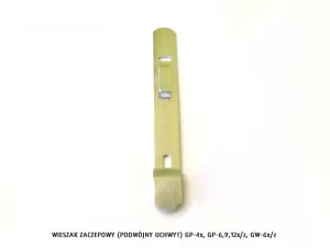 Wieszak zaczepowy (podwójny uchwyt) GP4, GP6, 9, 12, GW6