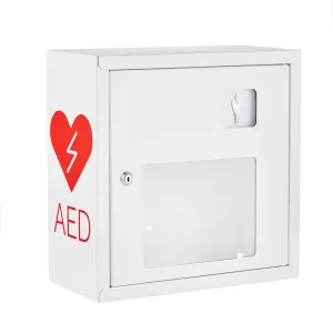 Szafka / skrzynka na defibrylator AED, wewnętrzna z kluczem