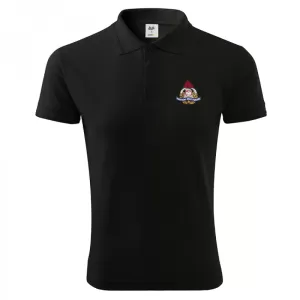 Koszulka strażacka typu POLO czarna PSP