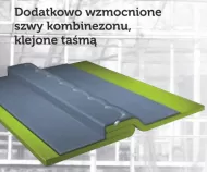 IZOC-2 Premium, Indywidualny Zestaw Ochrony Chemicznej, kombinezon do zwalczania Barszczu Sosnowskiego szwy