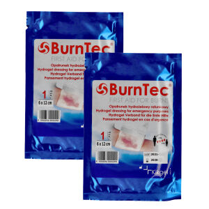 Opatrunek hydrożelowy BurnTec, sterylny, 6x12 cm - zestaw 2 szt