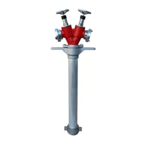 Stojak hydrantowy DN80 podwójny B/CC (2x52) z zaworami