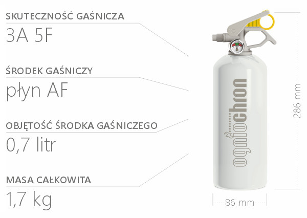 Opis gaśnicy domowej 1